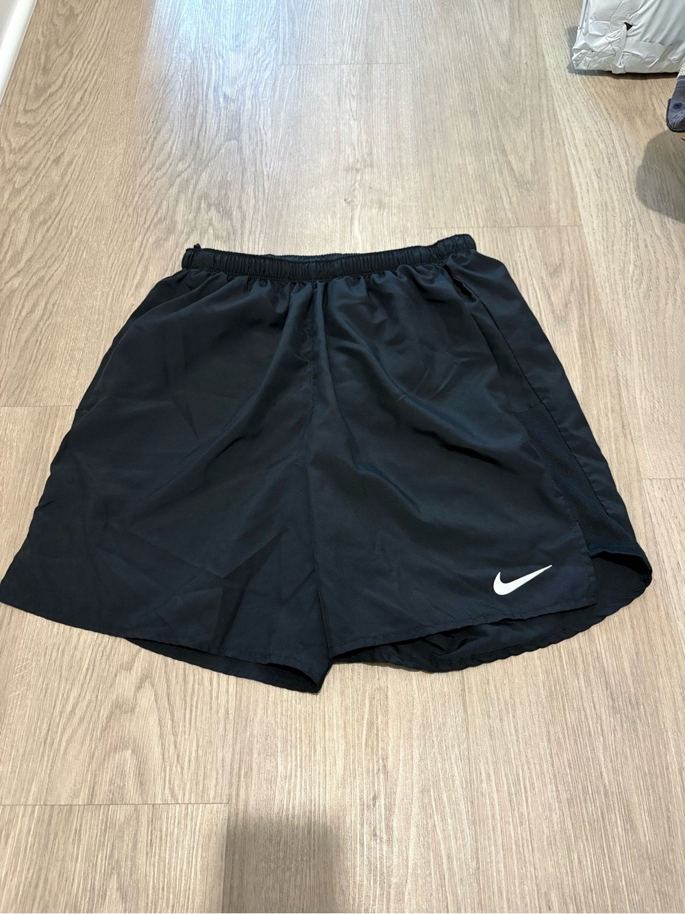 Nike Mens Dri Fit Woven Running Shorts Brief Liner M Black CZ9066 010 New